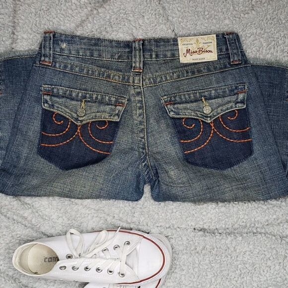 Miss Bisou | Denim Capris - Picture 6 of 6